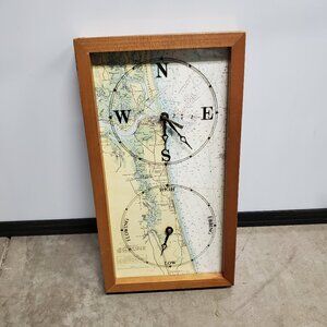 Wooden Nautical Wall Clock